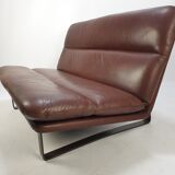 Vintage leather sofa by Kho Liang ie for Artifort, 1960s