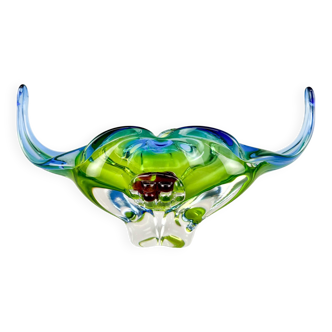 Art Glass Bowl by Josef Hospodka for Chribska Glassworks, 1960's
