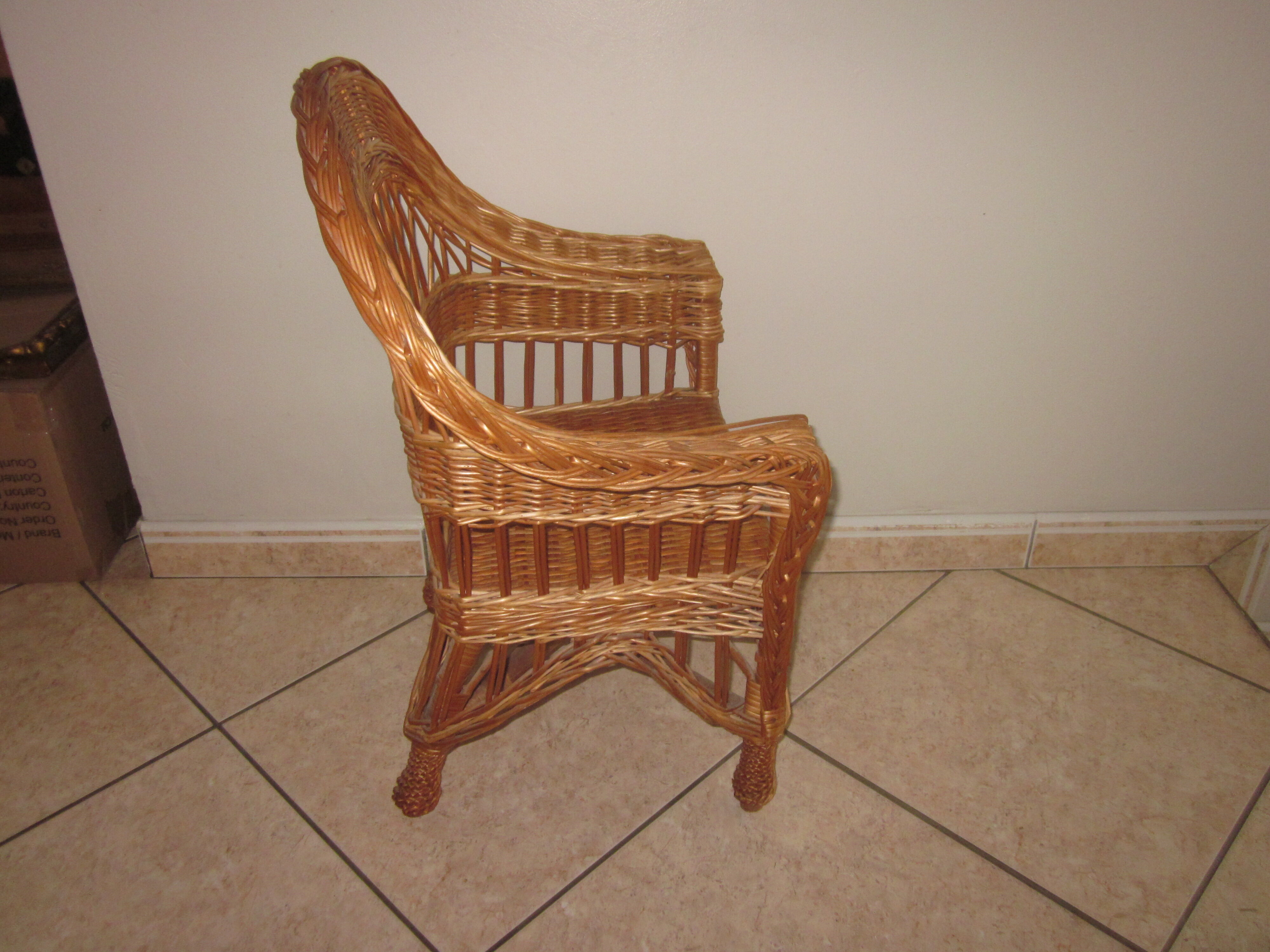 Rattan children's chair