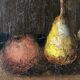 Still life painting with fruits by Jacques Voyet (1926-2010)