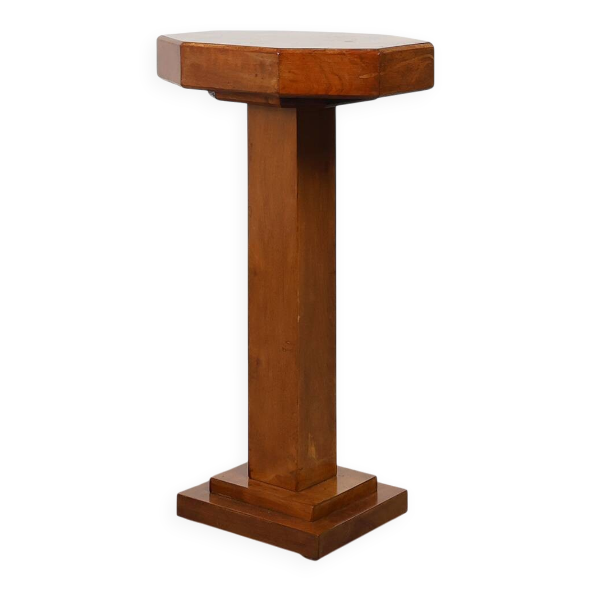 Art Deco Side Table with Drawers & Integrated Ashtray, France 1925