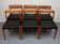 Set of 6 dining chairs teak, H.W. Klein for Bramin