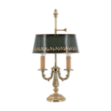 Golden bronze water bottle lampshade in sheet metal