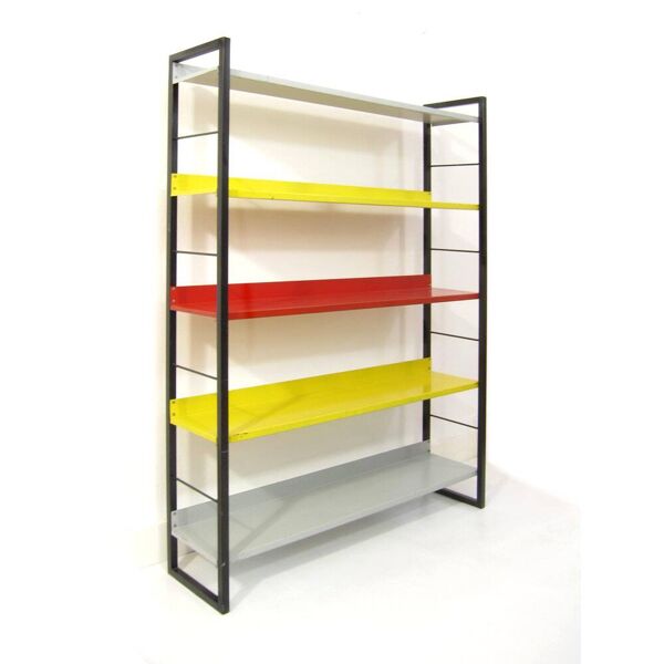 Étagère murale en métal vintage Tomado design néerlandais des années 1950