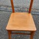 Table et chaise bistrot vintage