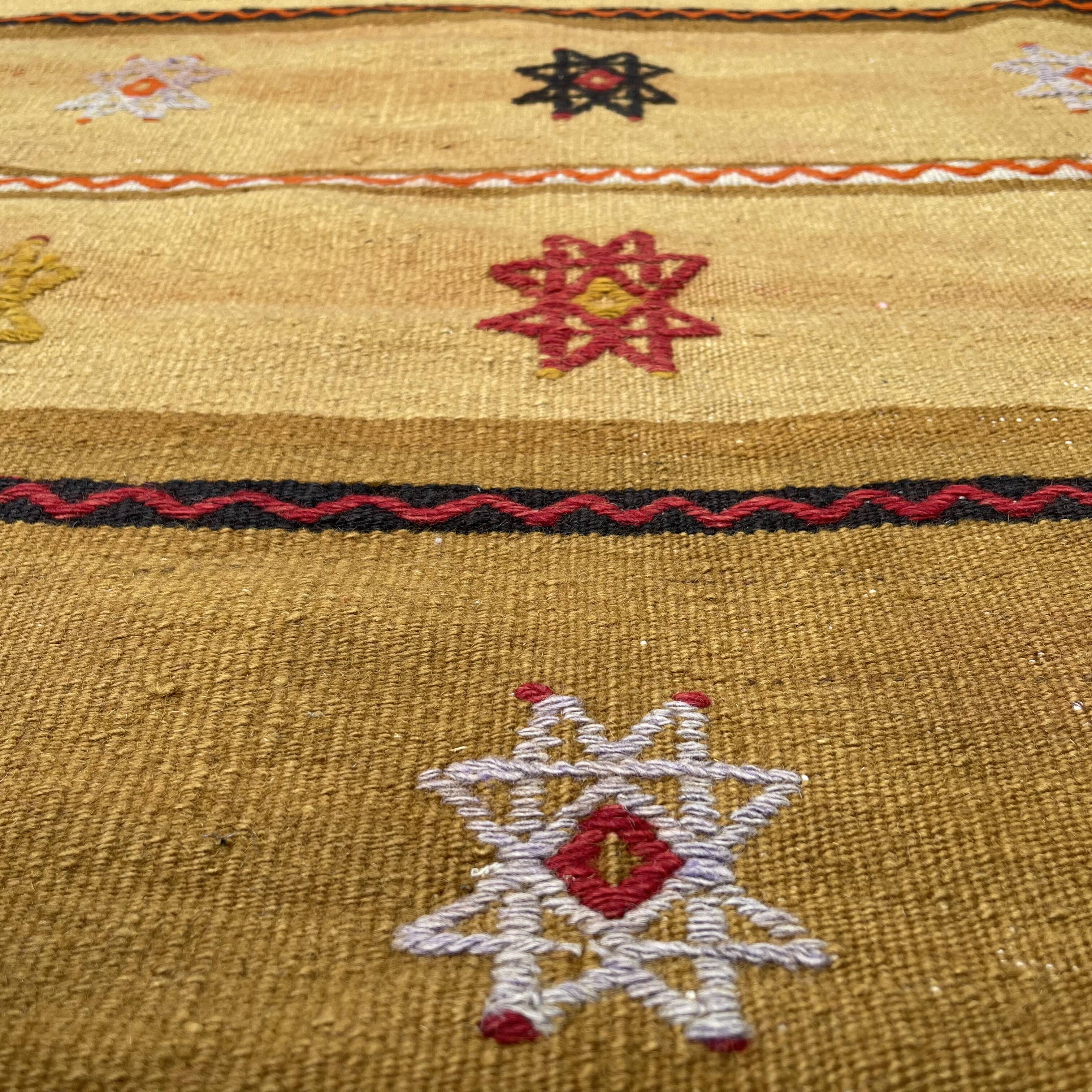 Vintage turkish kilim cushion cover , 116 x 83 cm