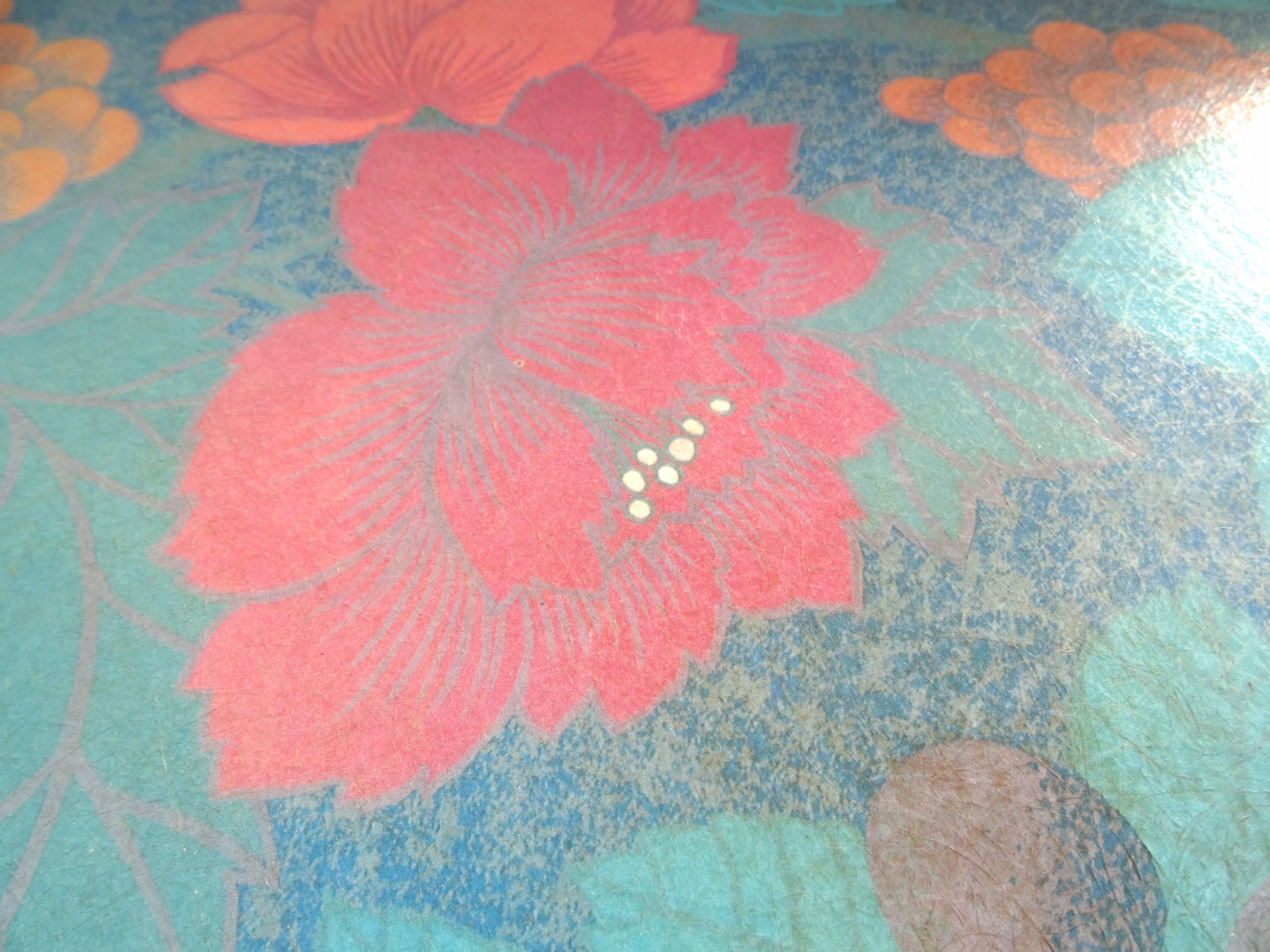 Bamboo and fiberglass tray
