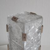 Vintage Glass  Table Lamp by Josef Hejtman for Kamenicky Senov,Czechoslovakia,1960's.