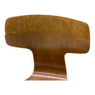 Chaise pivotante Modèle 3113 par Arne Jacobsen, Fritz Hansen, 1960s