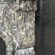 Cheminée Louis XV en marbre gris Saint-Anne, XVIIIème siècle