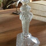 Bougeoir ancien en verre