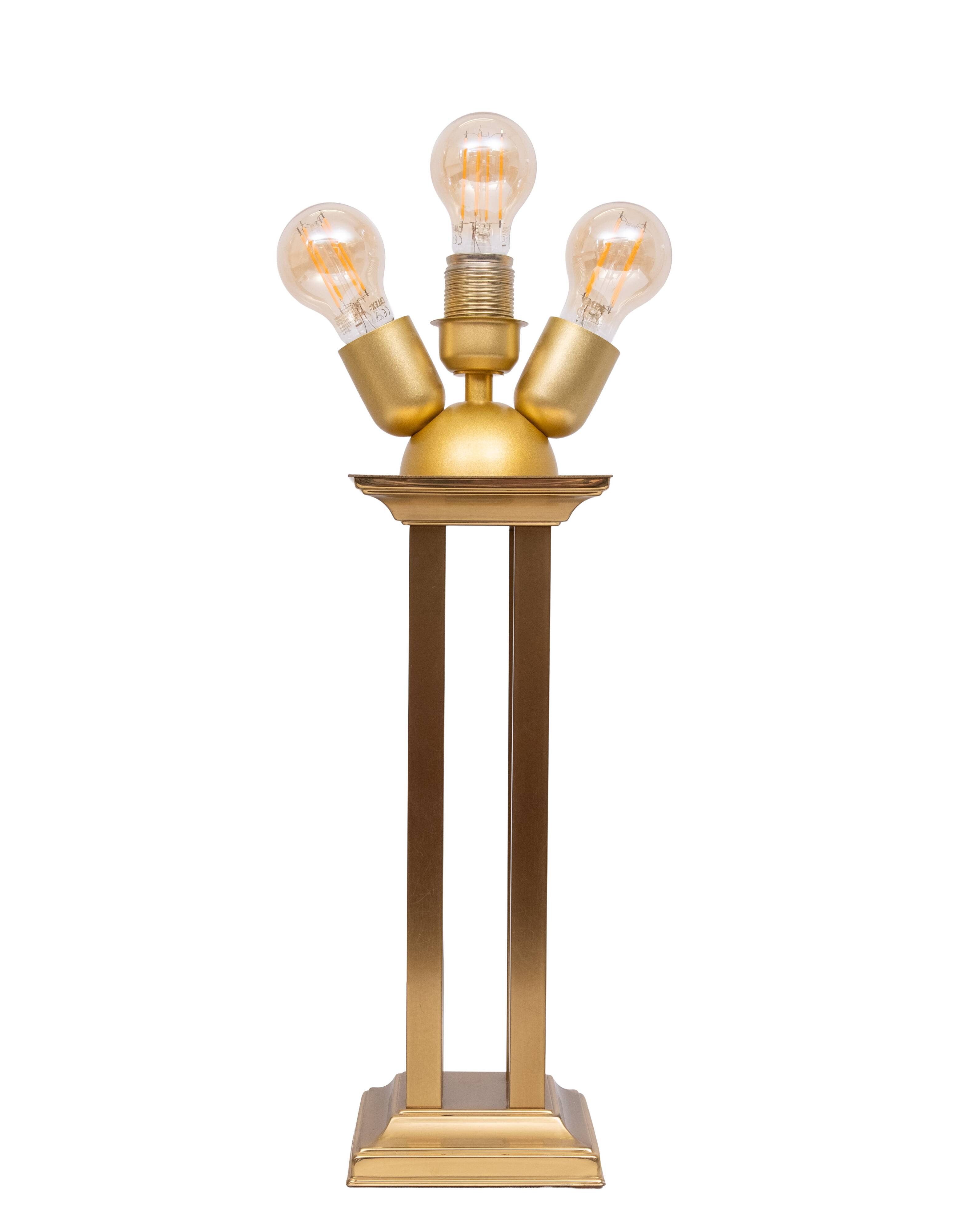 Form Leuchten Hollywood Brass Table lamps 1970s Germany