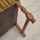 1960s, Danish lounge chair, original very good condition, furniture wool, solid oak wood.