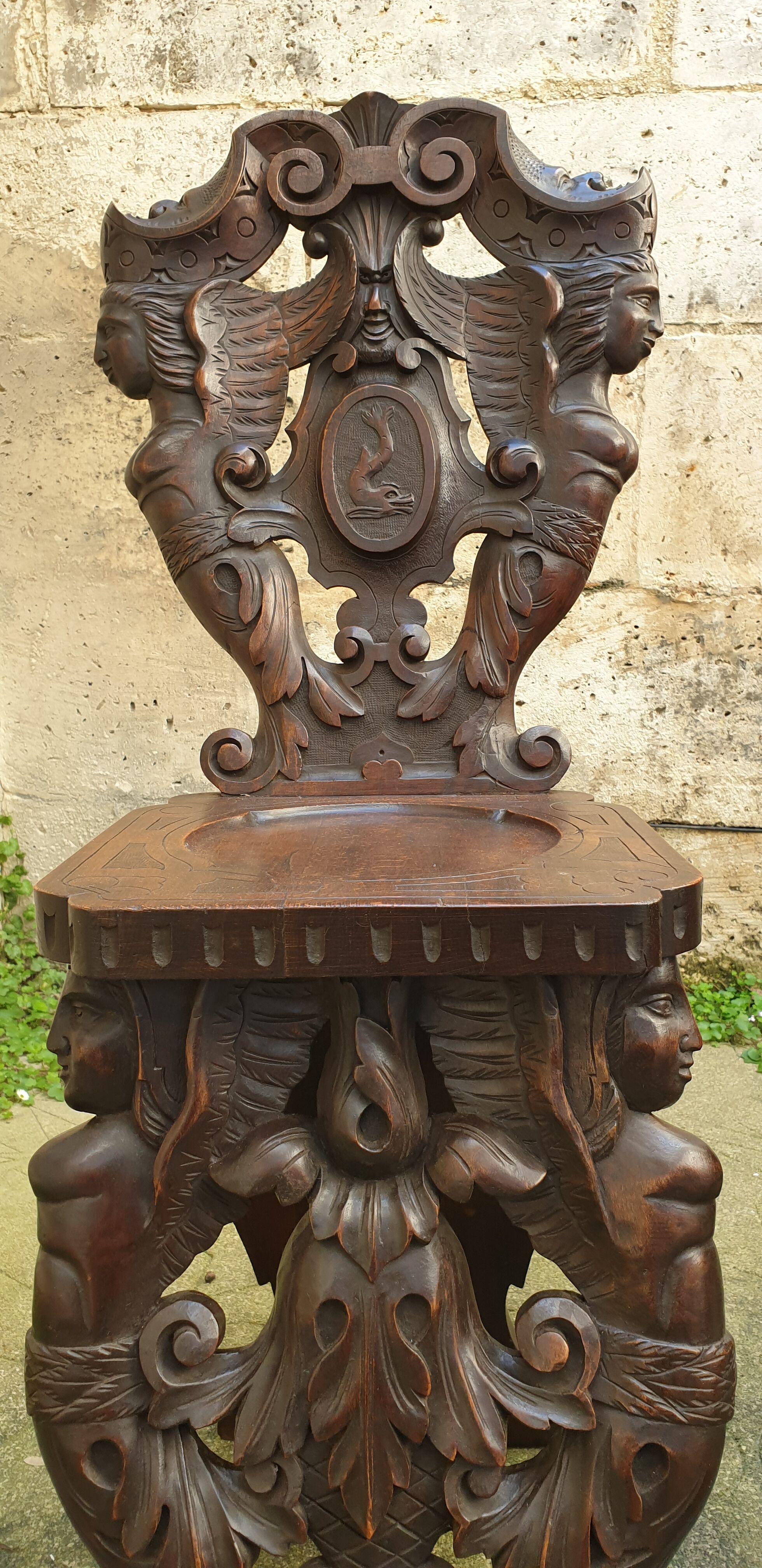Pair of ancient Italian chairs