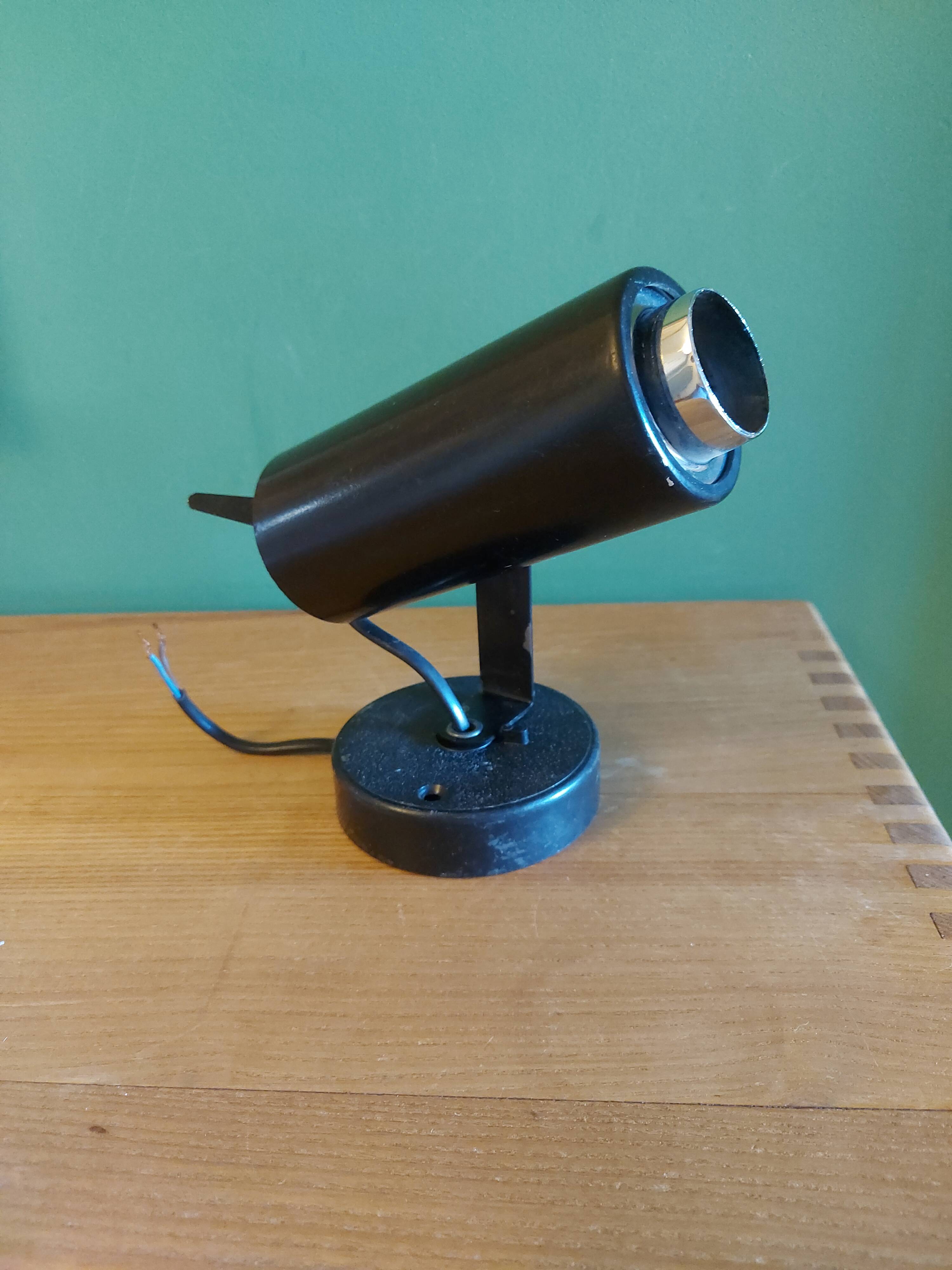 Wall lamp , Vintage spot ( metal and chrome )