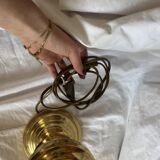 Gold metal lamp