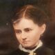 19th Century Antique Portrait of Woman Oil on Canvas Painting
