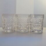 Set of 3 whiskey glasses