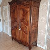Armoire mariage charolaise massif d'époque