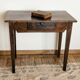 19th Century Solid Walnut Campaign Table – Console or Occasional Desk
