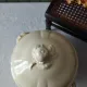 Antique soup tureen in ironstone from Sarreguemines Digoin service "Ivory".