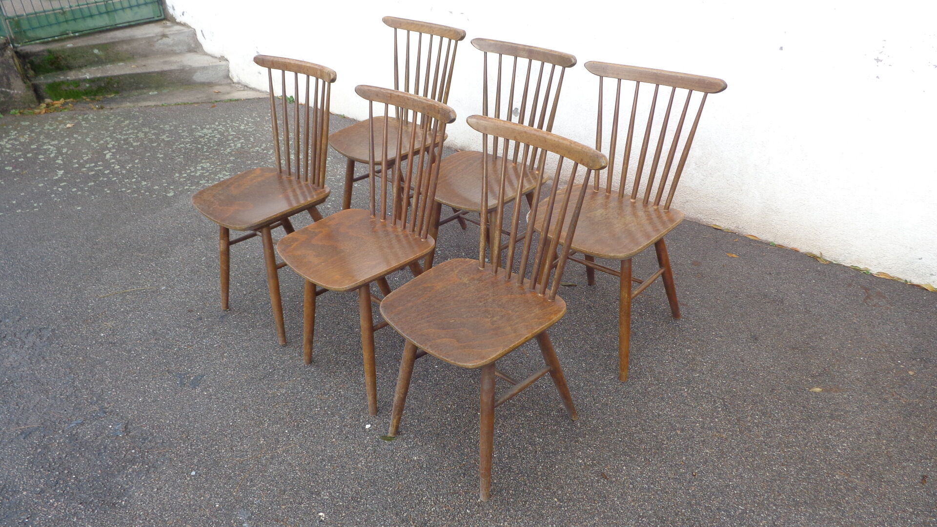 Set of 6 vintage chairs