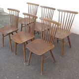 Set of 6 vintage chairs