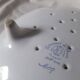 Pornic earthenware drainer model Coq hollow feet
