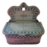 Art Nouveau sheet metal matchbox