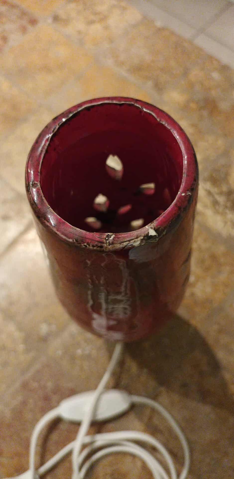 CERAMIC LAMP VALLAURIS by Honoré CAMOS