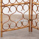 Vintage Rattan room divider or room divider made in Italy 1960