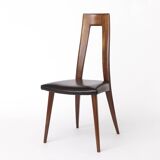 Set of 4 Vintage German Dining Chairs, 1960s, Ernst Martin Dettinger, Veil