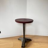 Rare Louis Vuitton cast iron bistro table with a bakelite top.