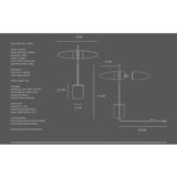 Table lamp in oxidized metal and opaline glass, contemporary work.