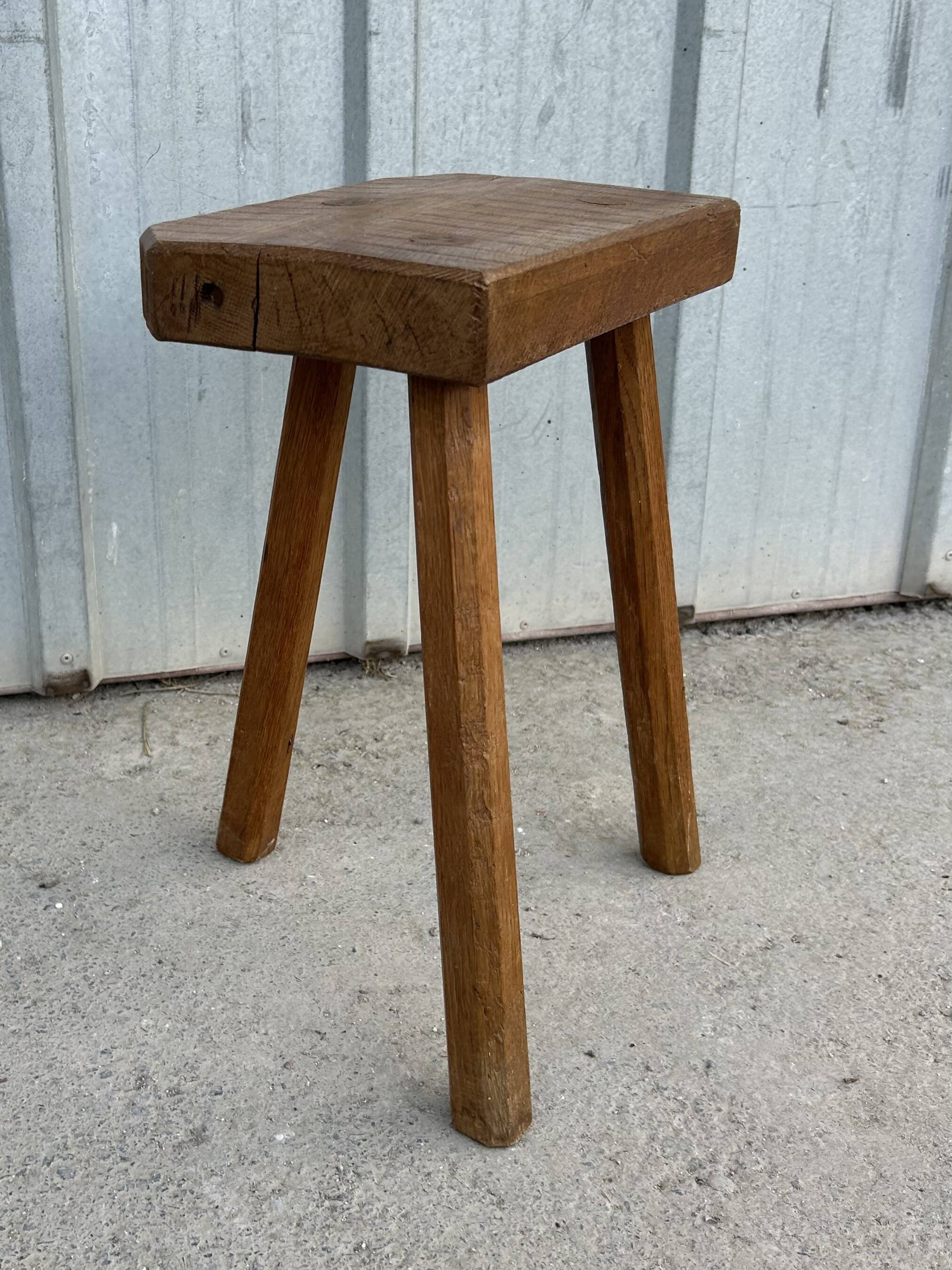 Antique tripod stool