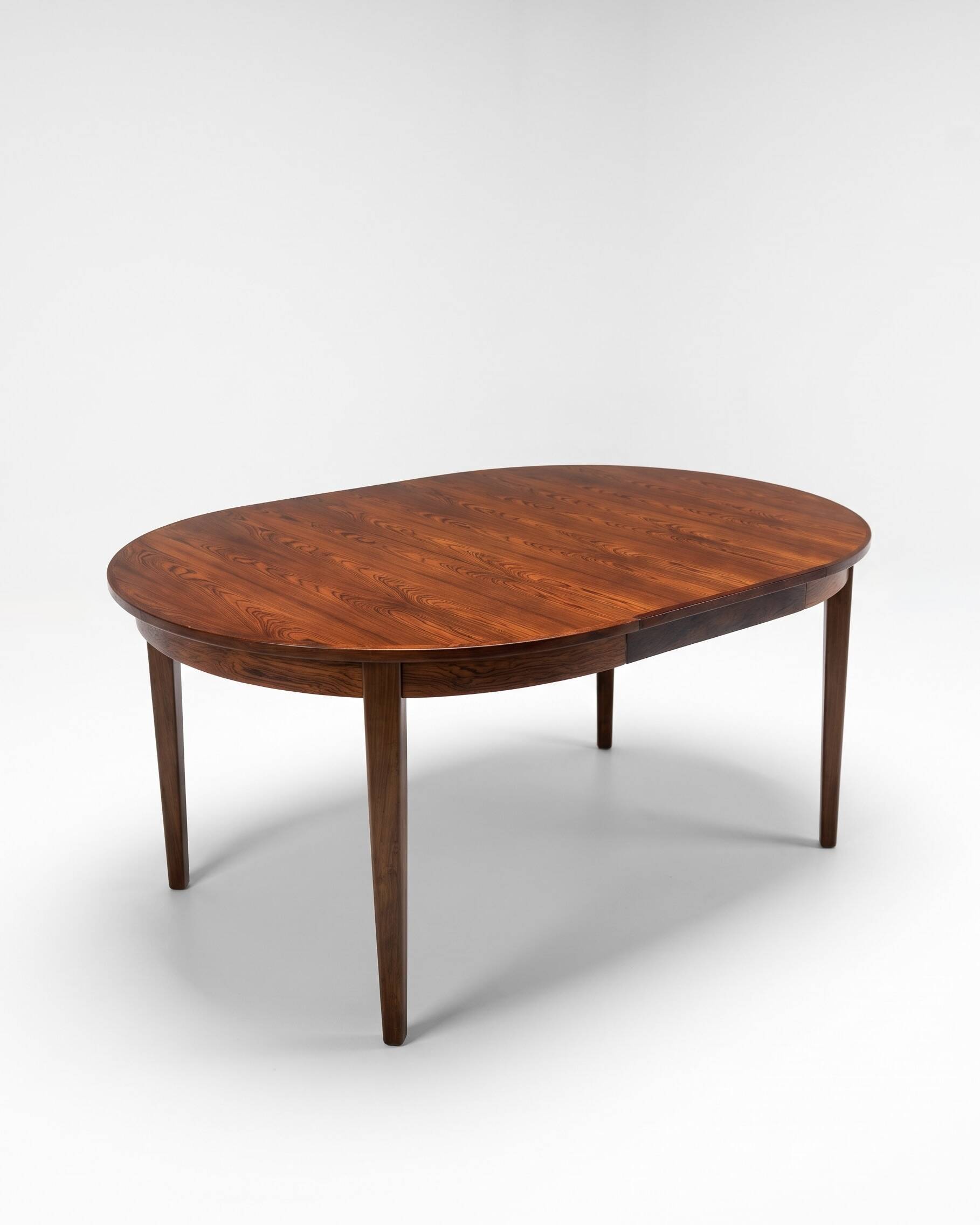 Table scandinave extensible en palissandre de Rio - 1960