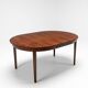 Table scandinave extensible en palissandre de Rio - 1960