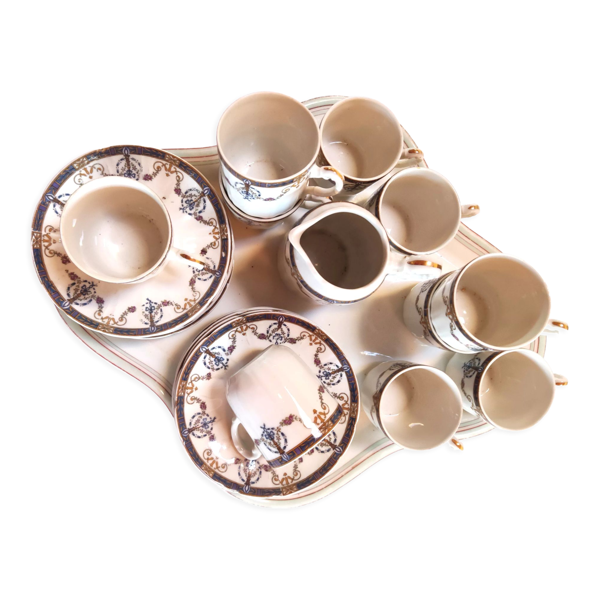 Art Deco porcelain coffee service