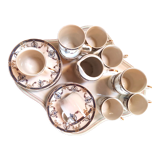 Art Deco porcelain coffee service