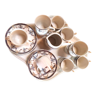 Art Deco porcelain coffee set from