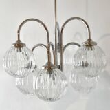 Vintage chandelier 6 balls 1970