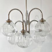 Lustre vintage 6 boules 1970