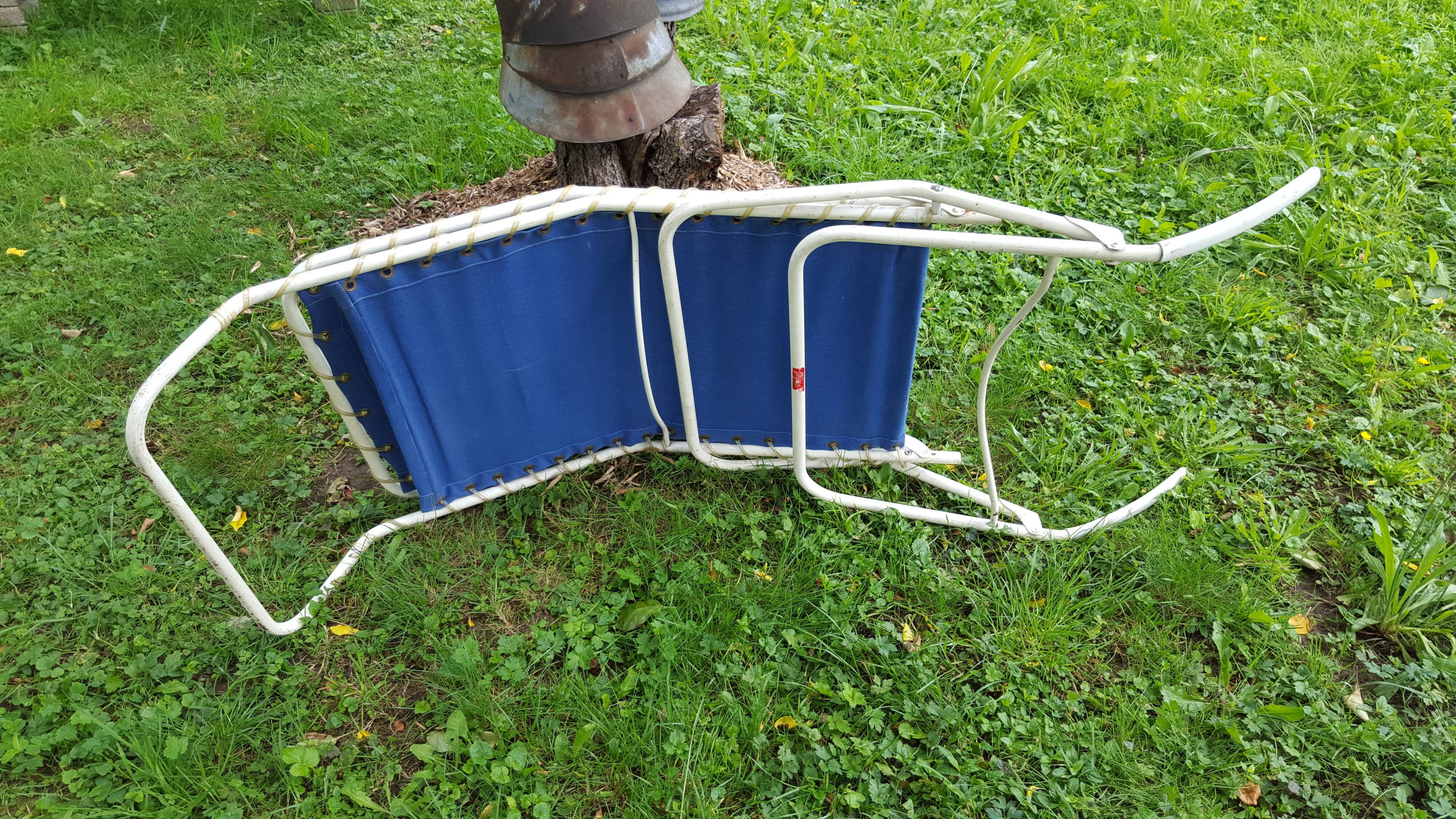 Homa Denmark vintage sunbed lounger