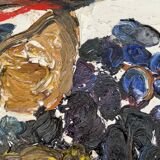 Wieselgren peinture à l'huile nature morte 1991