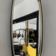 Miroir rétroviseur forme libre des années 60-70
