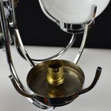 Modernist chrome chandelier