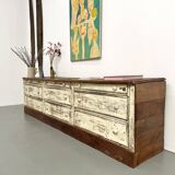 Large antique haberdashery cabinet, circa 1900