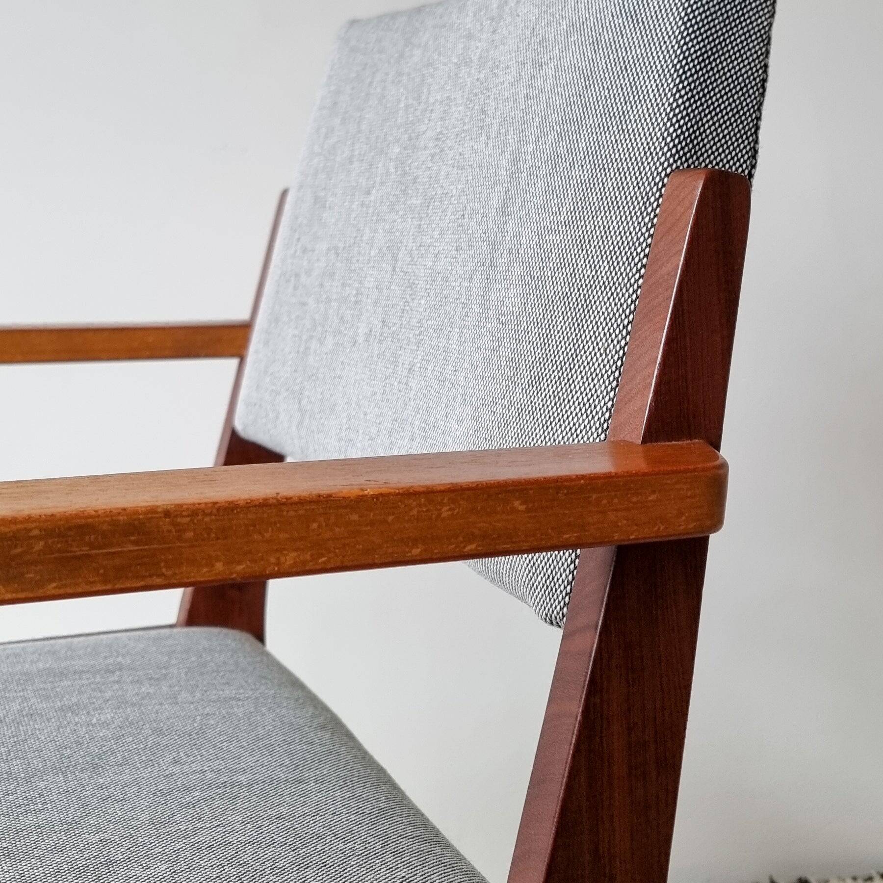 Mid-century Scandinavian armchair in teak