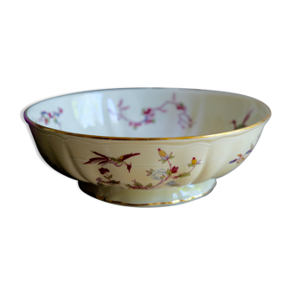 Flat porcelain bowl B & C Limoges L. Bernardaud & Cie France