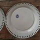 Scalloped white earthenware plate 18th